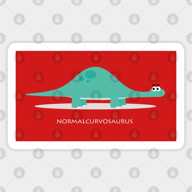 Normalcurvosaurus Sticker by TARDISRepairman